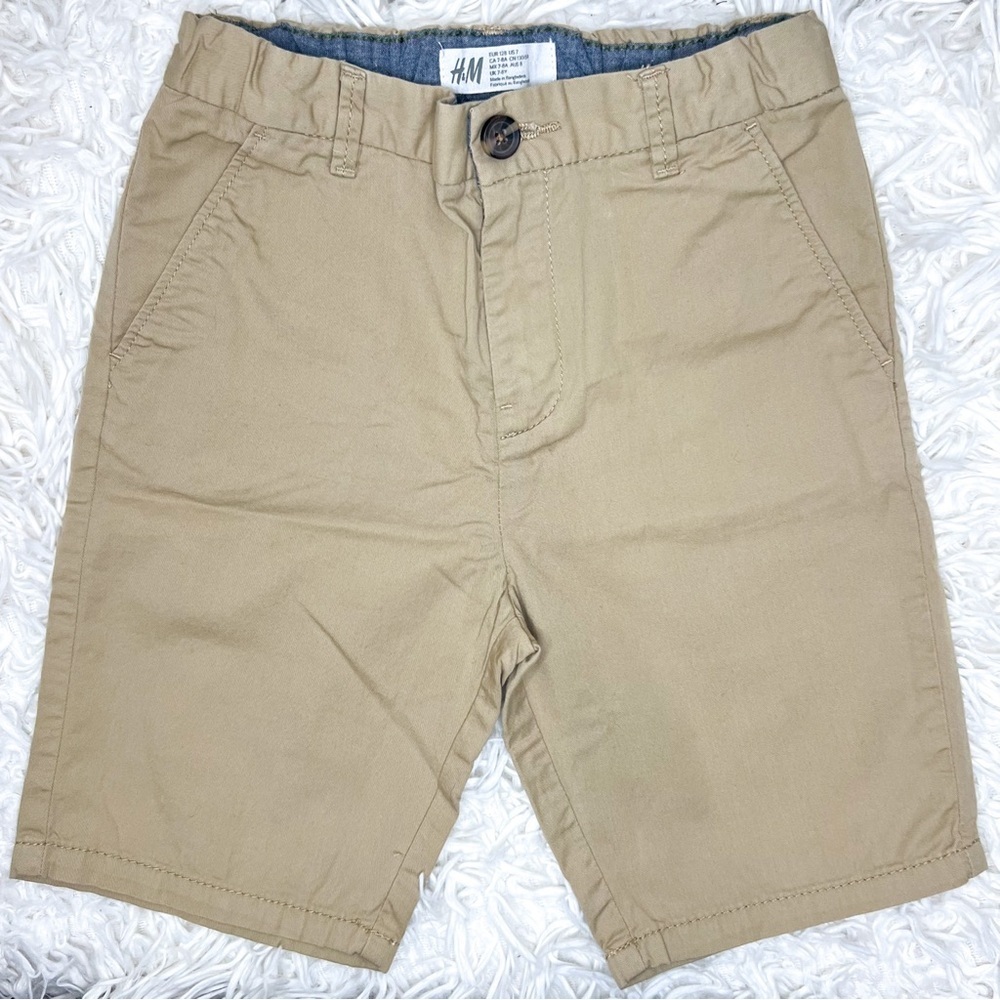 H&M Boys Chino Shorts - Tan, Size US 7